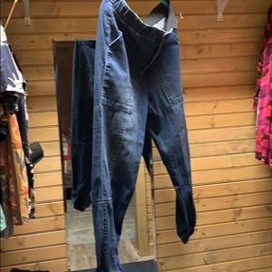 Democracy "Ab" technology high rise denim joggers